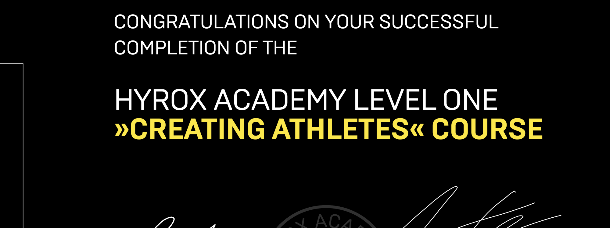 Nouvelle certification : HYROX Academy Level 1 Haguenau