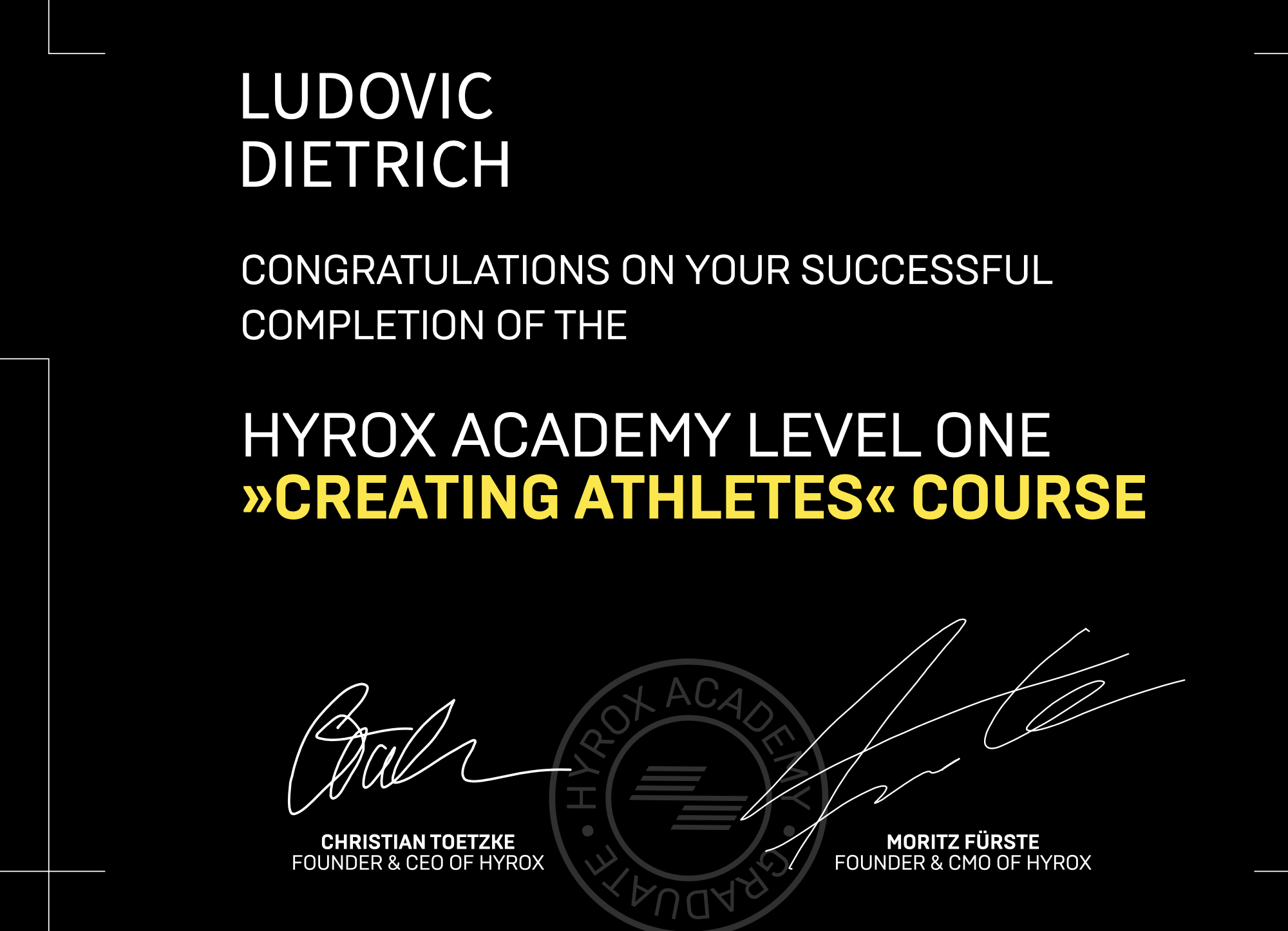Nouvelle certification : HYROX Academy Level 1 Haguenau