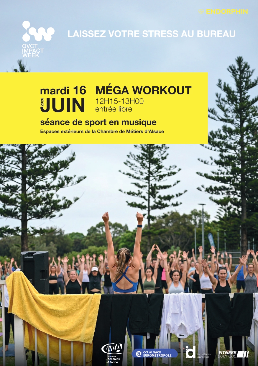 Le M&eacute;ga Workout de la QVCT Impact Week Strasbourg
